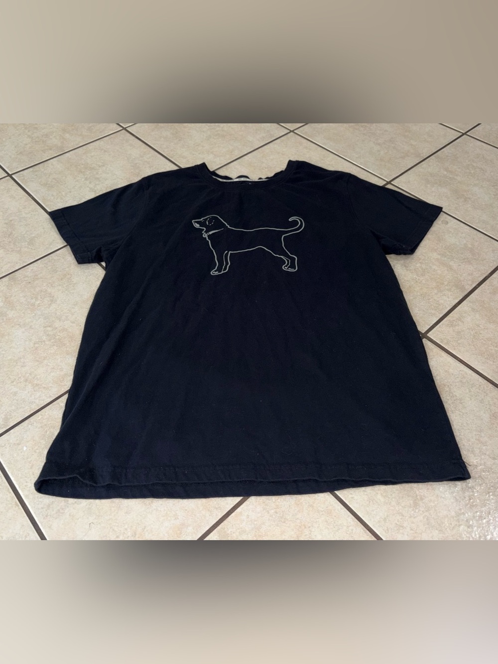 The Black Dog Outline T-Shirt Martha’s Vineyard 2024 large